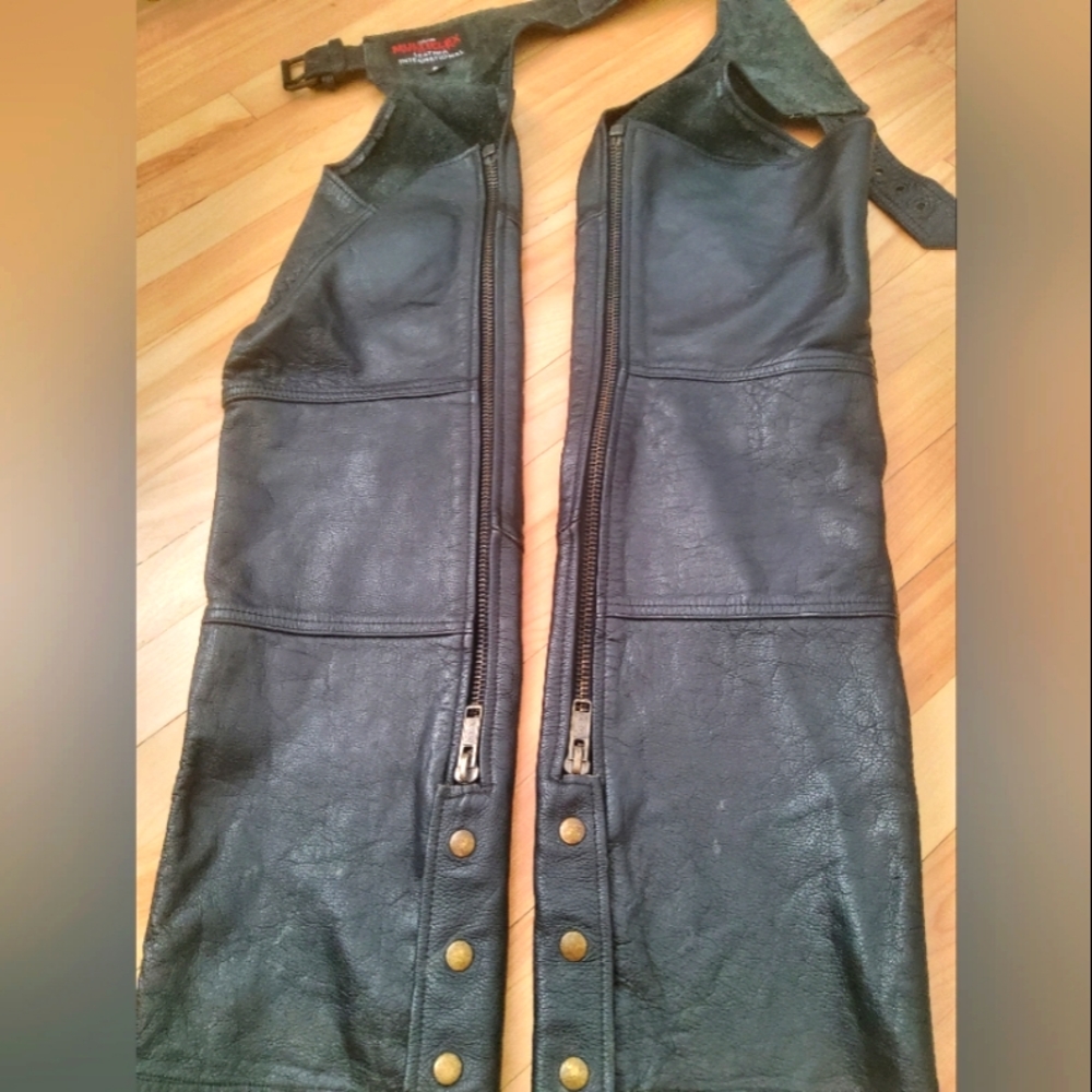 Leather chaps for women s to m